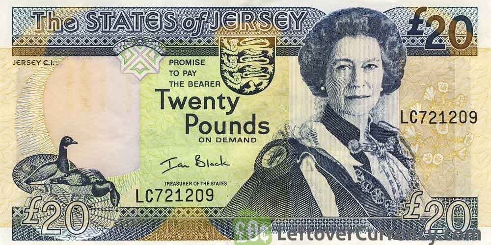 states of jersey 1 pound note